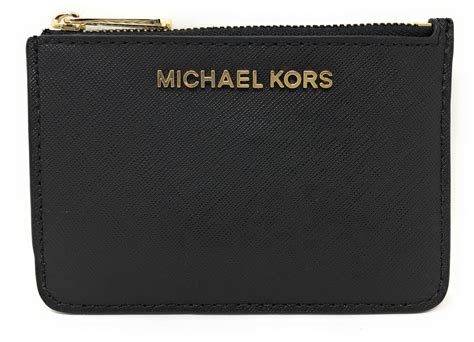 michael kors small zip wallet|michael kors black zipper wallet.